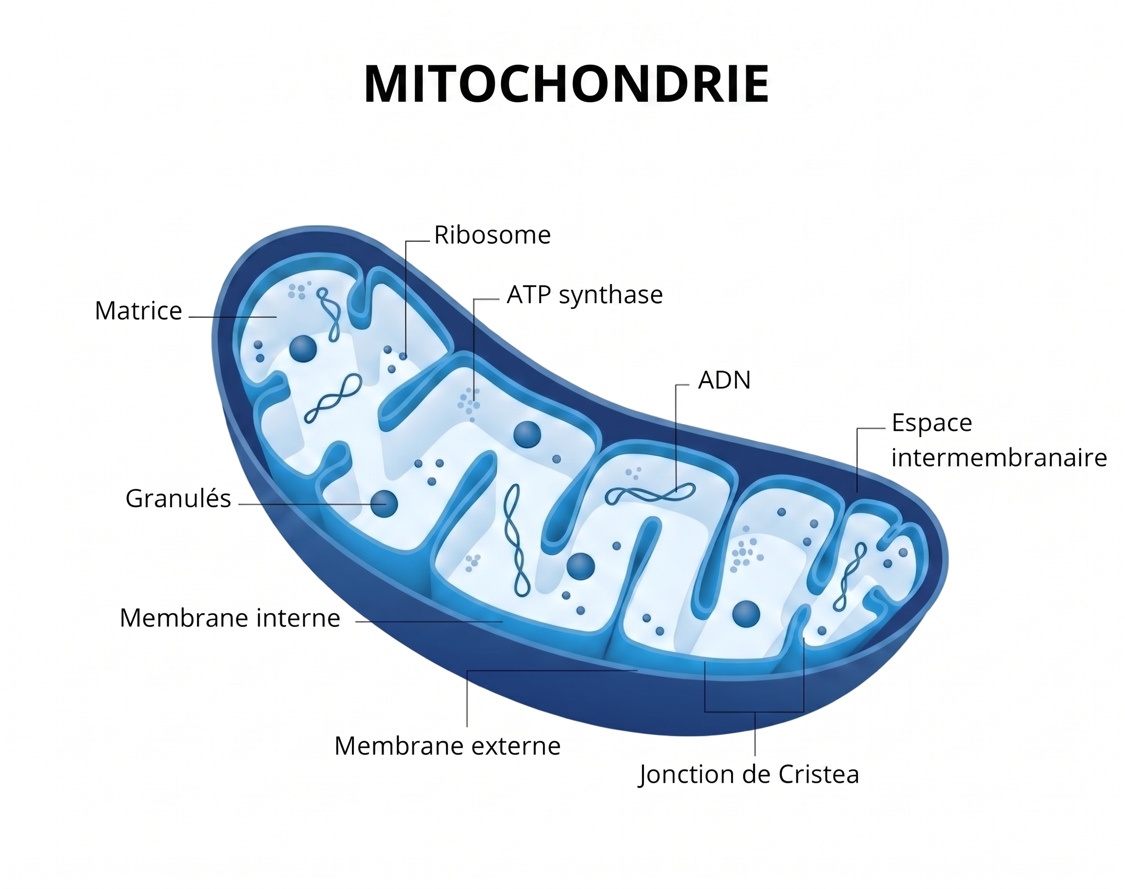 Les mitochondries sont les véritables centrales énergétiques de nos cellules